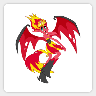 Demon Sunset Shimmer 3 Sticker